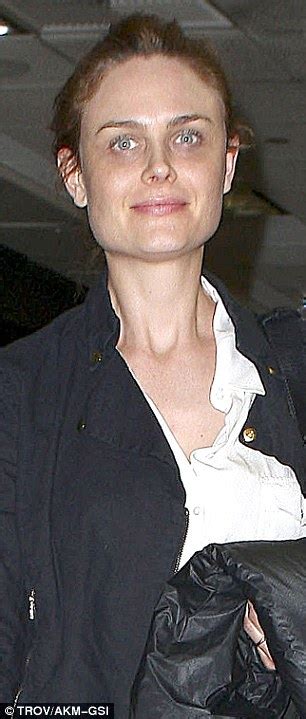 Emily Deschanel without makeup